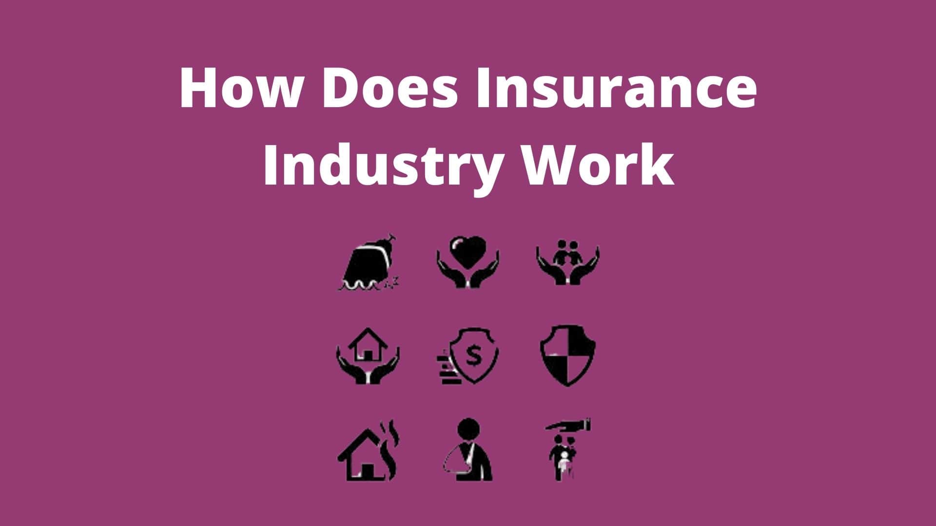 How Insurance Industry Work