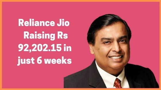 Reliance Jio Striking 7th deal in 6 weeks, Silver Lake Investing again raising Rs 92,202.15 crore