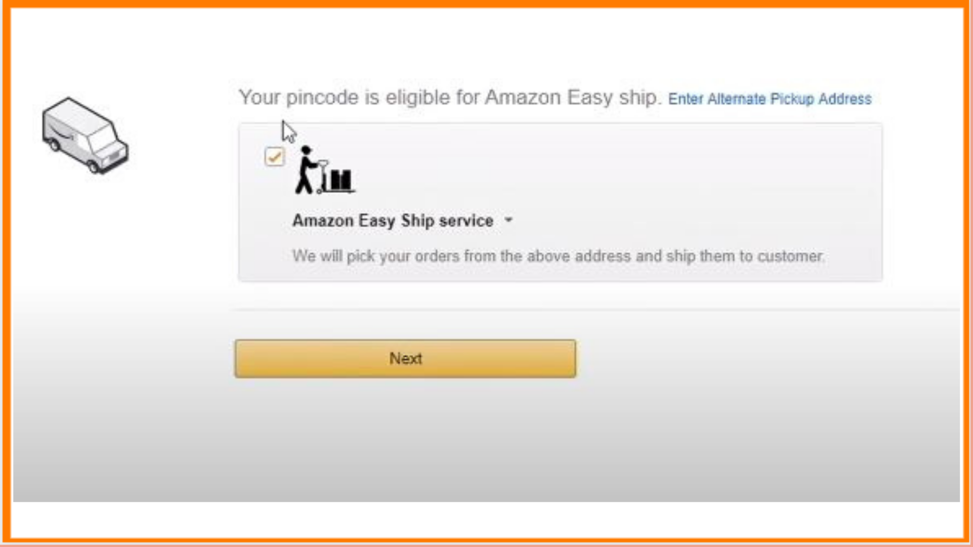 Easy Ship Fee Amazon